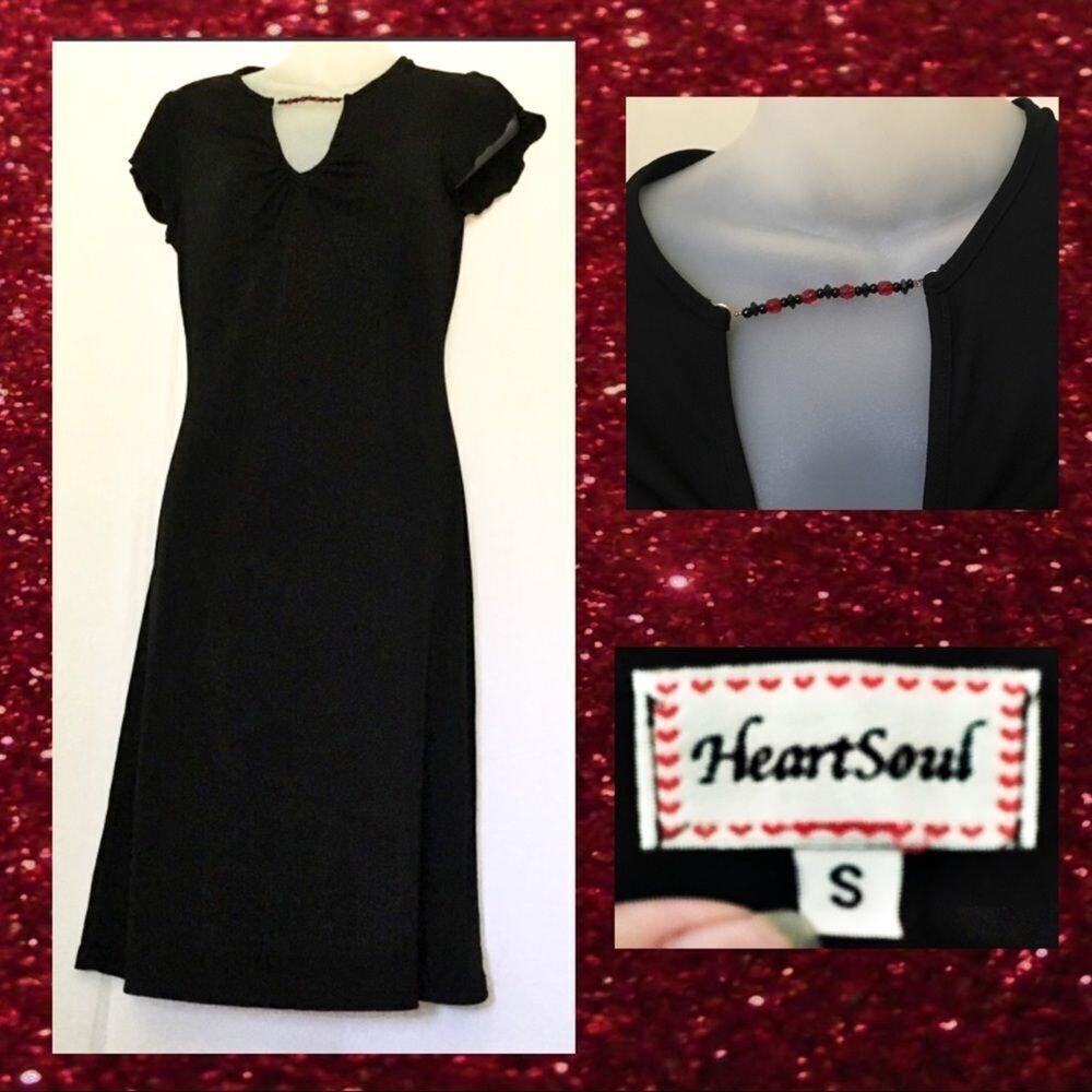 Heart soul small black dress